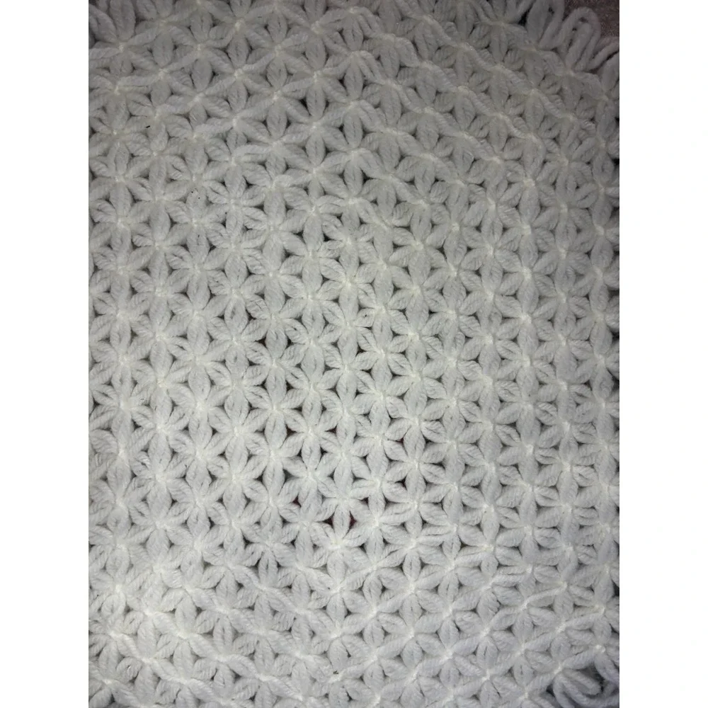 Lot Of 2 Vintage Handmade Crochet Knit Dollie Placemat 18